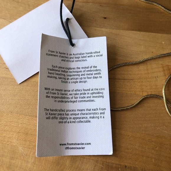 SOLD.     From St Xavier North Star Box Clutch-NWT - Picture 5 of 9